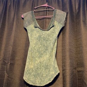 Never worn, almost off shoulder shirt